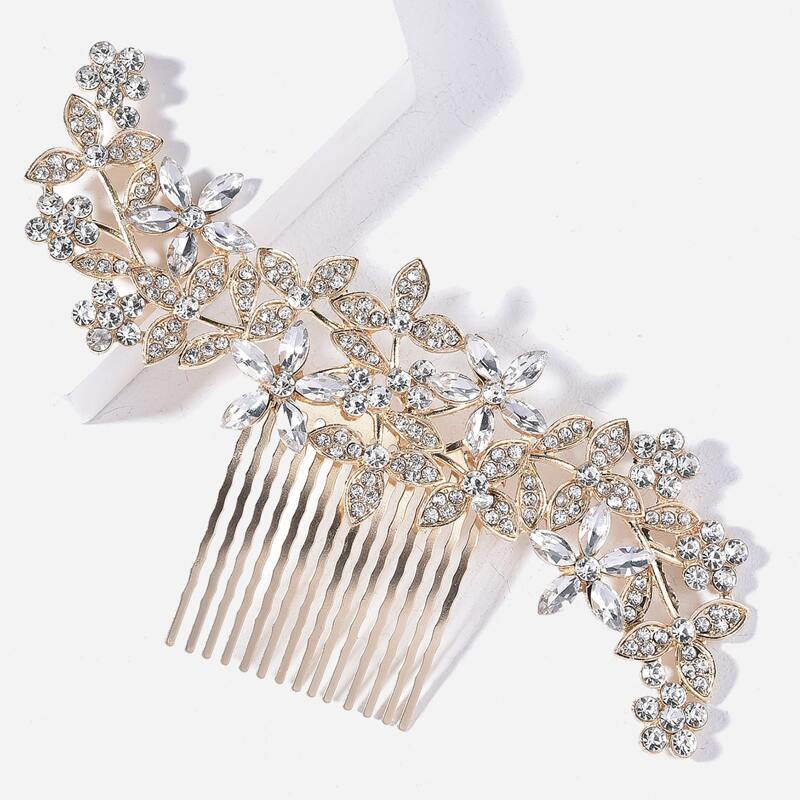

Rhinestone Decor Hair Accessory, Gold