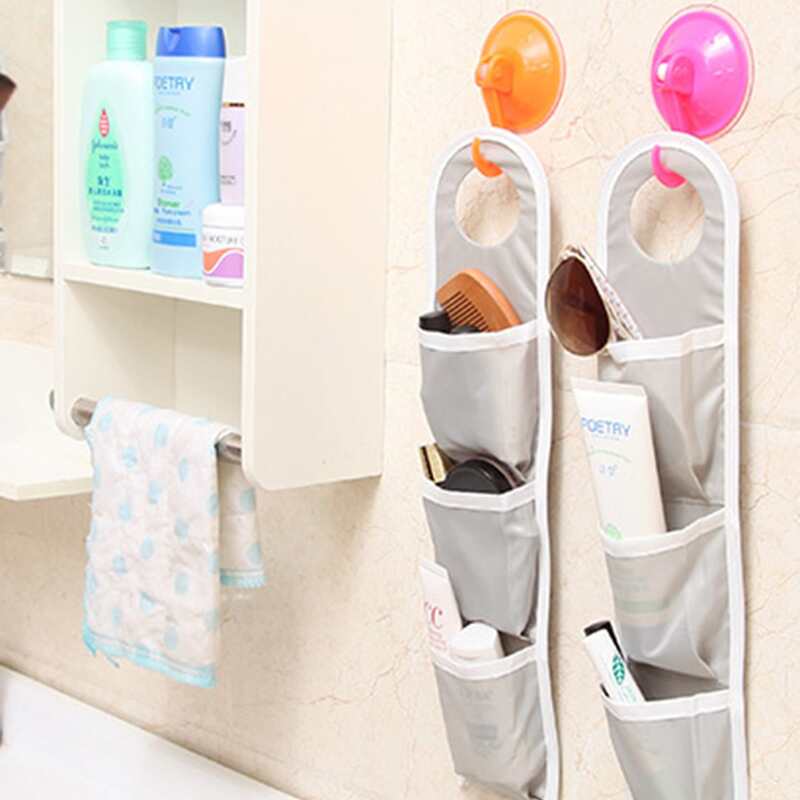 

1pc Hanging Storage Bag Without Hook, Grey