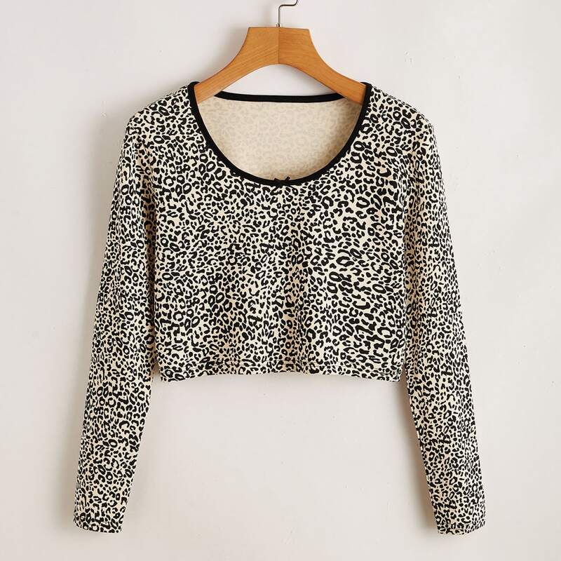 

All Over Print Crop Tee, Multicolor