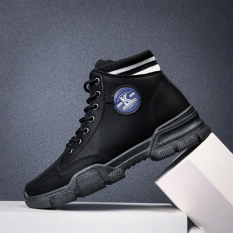 

Guys Lace-up Front Ankle Boots, Black