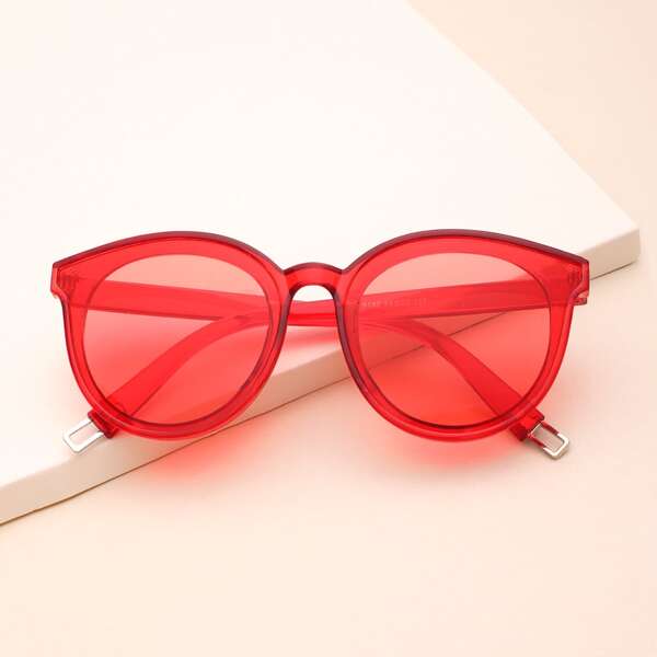 

Acrylic Frame Sunglasses, Rose red