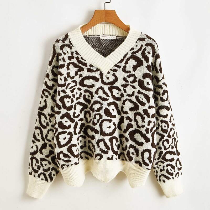 

Allover Pattern Sweater, Multicolor