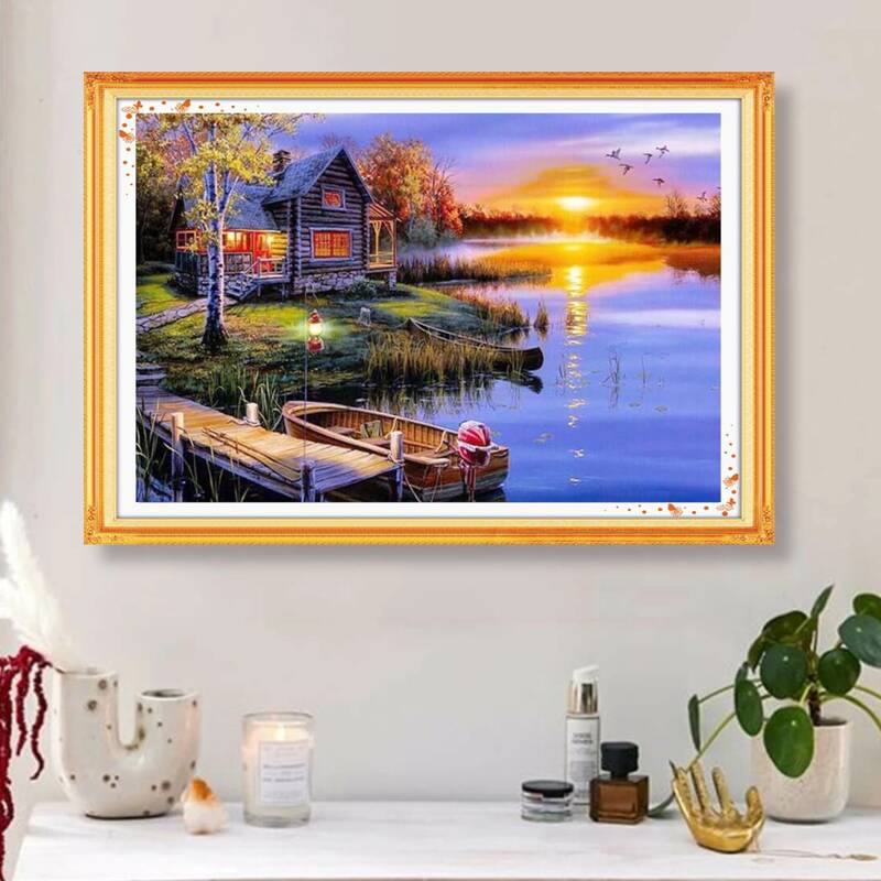 

Scenery Pattern Diamond Painting, Multicolor