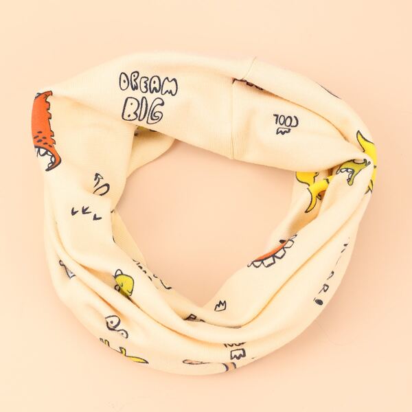 

Toddler Kids Cartoon Graphic Scarf, Multicolor