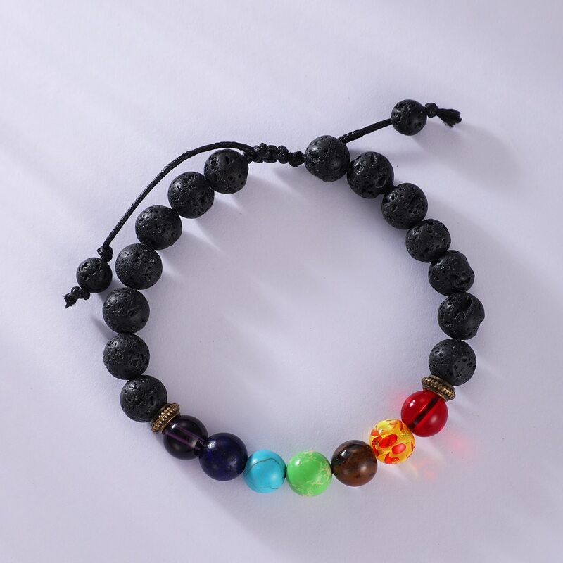 

1pc Beaded Bracelet, Multicolor