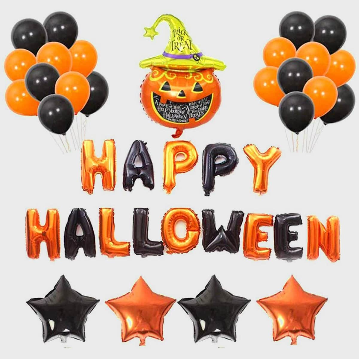 

28pcs Halloween Balloon Set, Multicolor