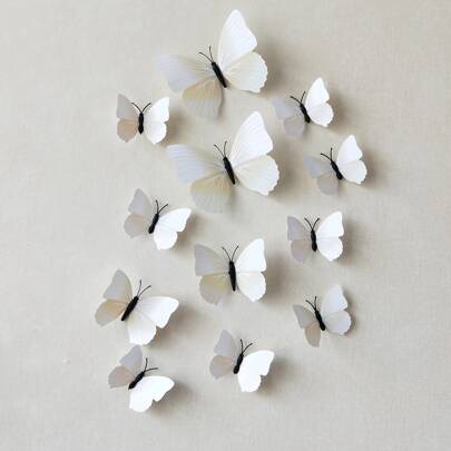 12pcs 3D Butterfly Wall Sticker