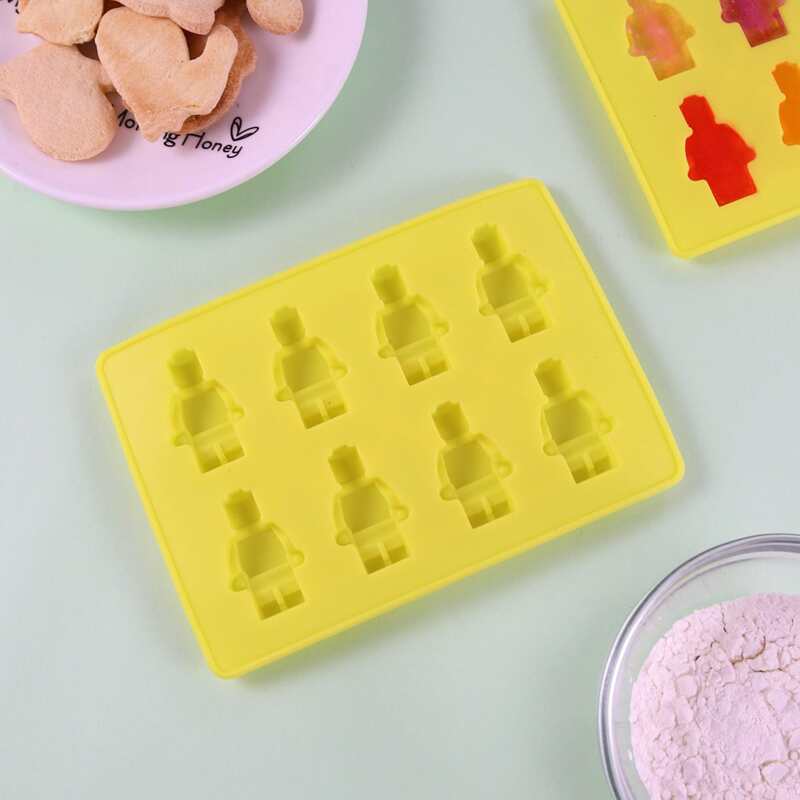 

1pc Robot Chocolate Mold, Yellow