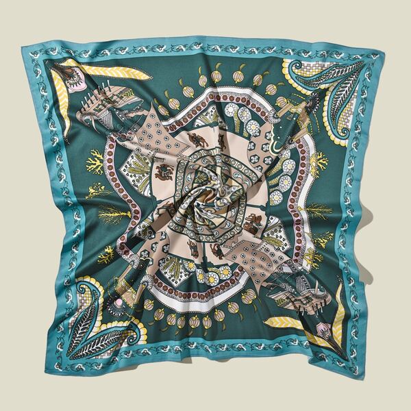 

Vintage Paisley Pattern Bandana, Multicolor