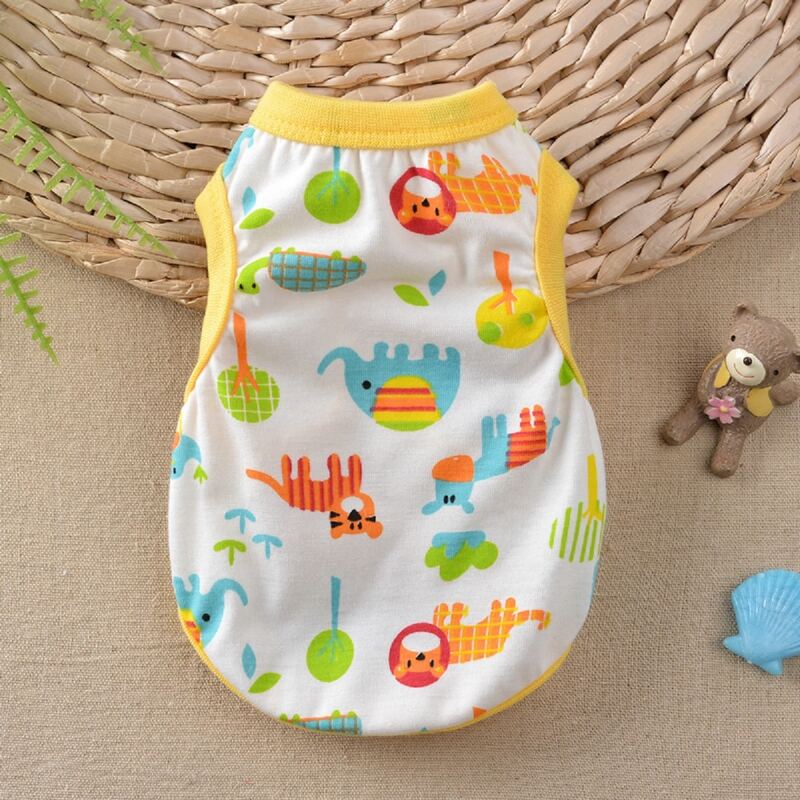 

1pc Dog Cartoon Graphic Tank Top, Multicolor