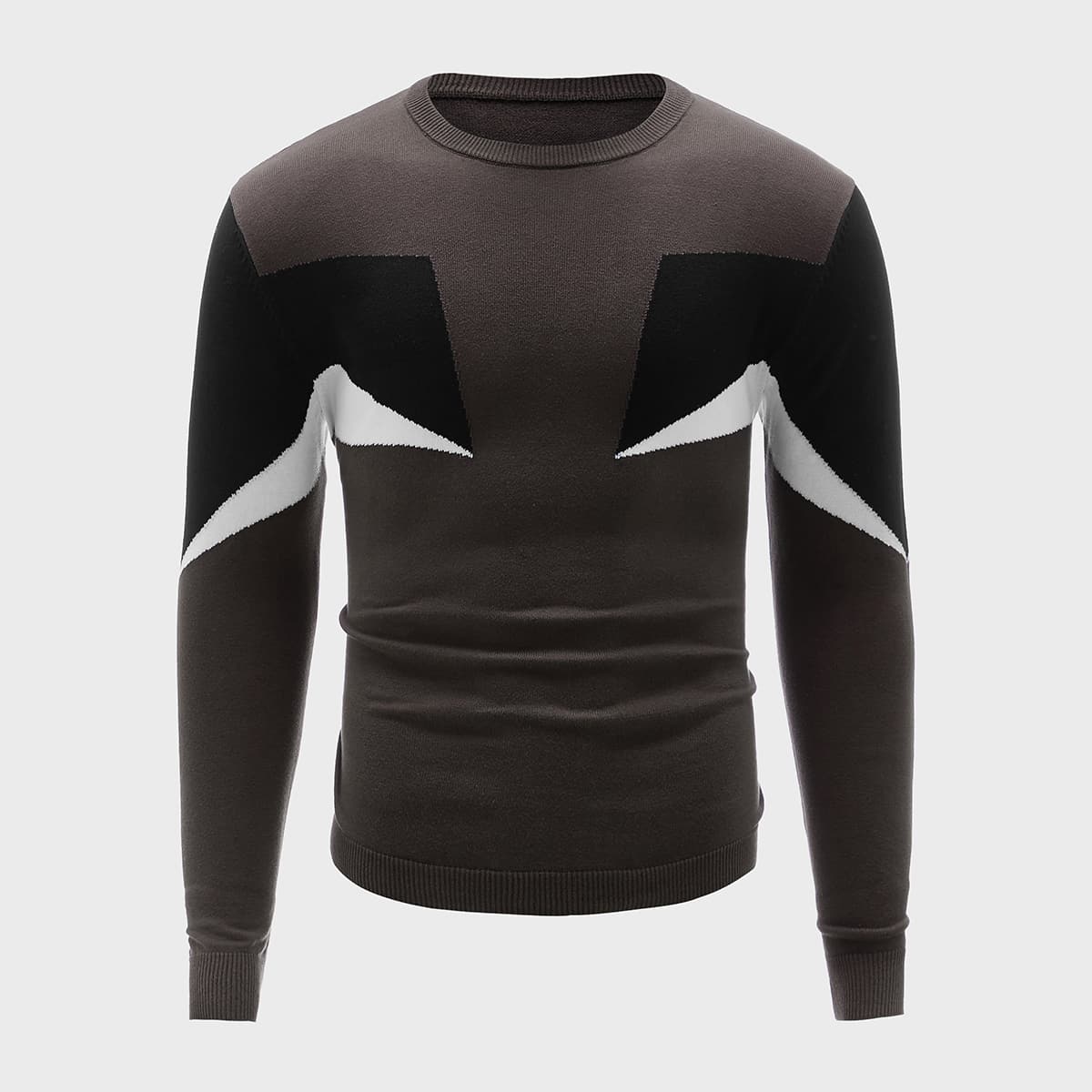 

Guys Cut And Sew Sweater, Dark grey