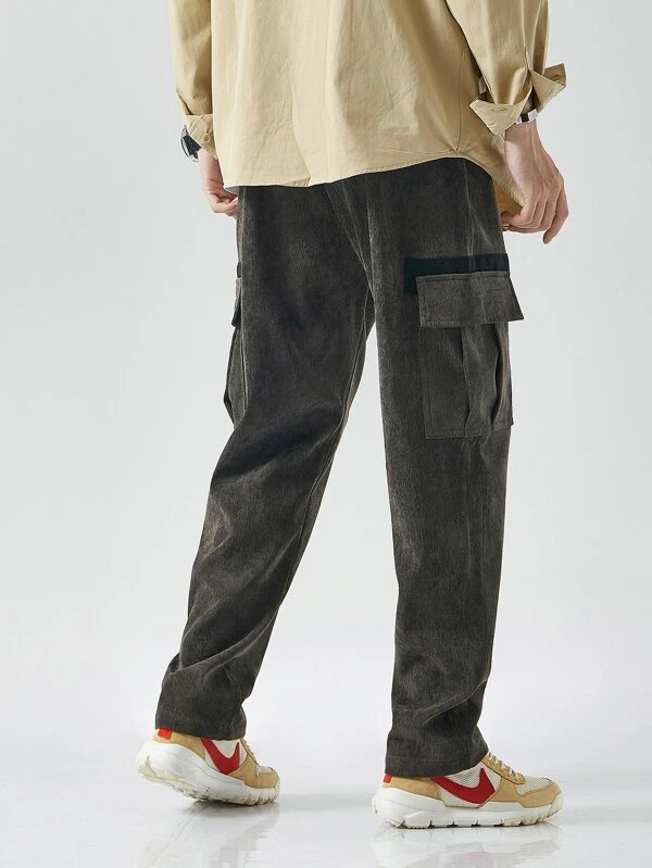 mens corduroy cargo pants