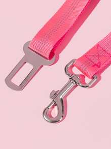 1pc Dog Car Seat Belt - Pink - View 3