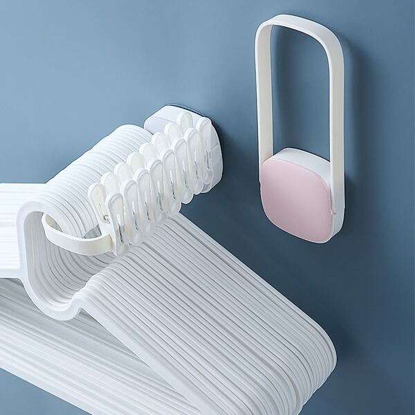 

1pc Random Color Wall Mounted Hanger Rack, Multicolor