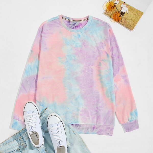 

Men Tie Dye Sweatshirt, Multicolor