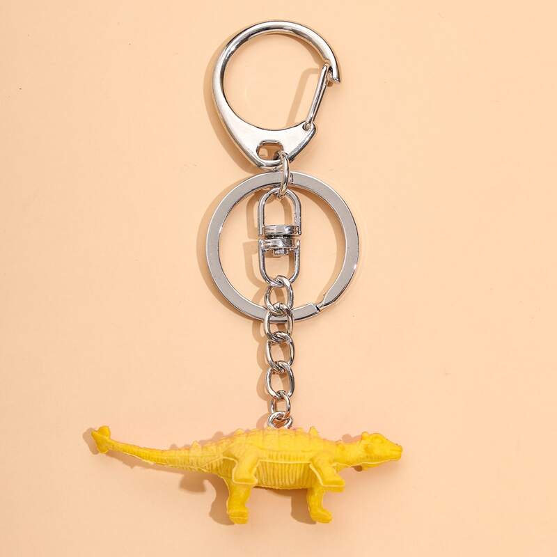 

Dinosaur Decor Keychain, Yellow