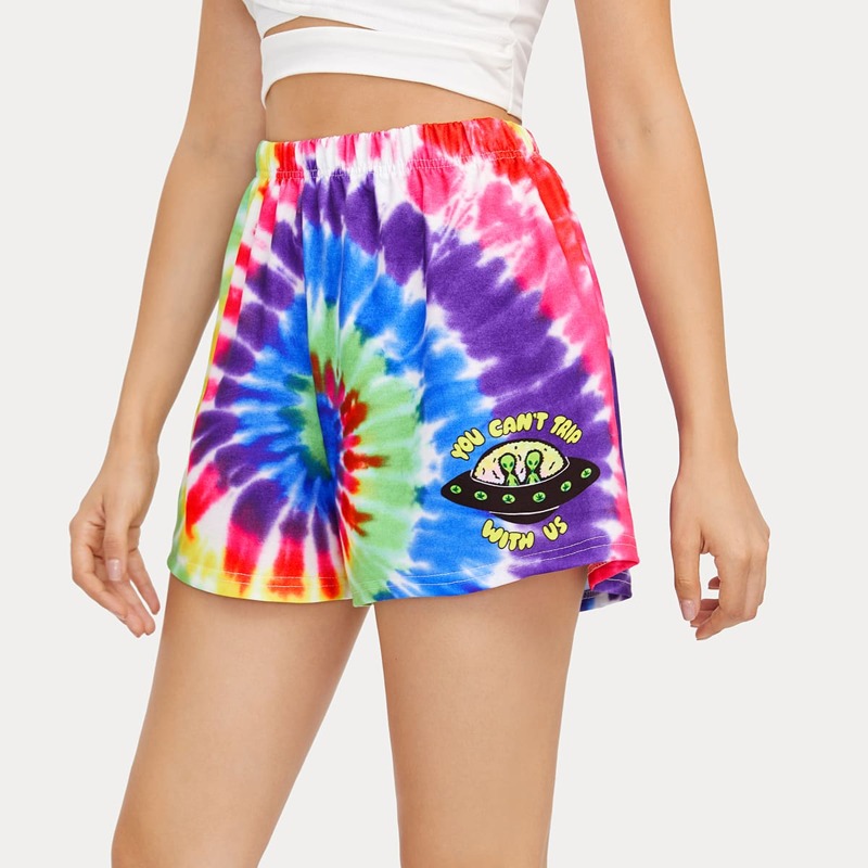 

Tie Dye Shorts, Multicolor