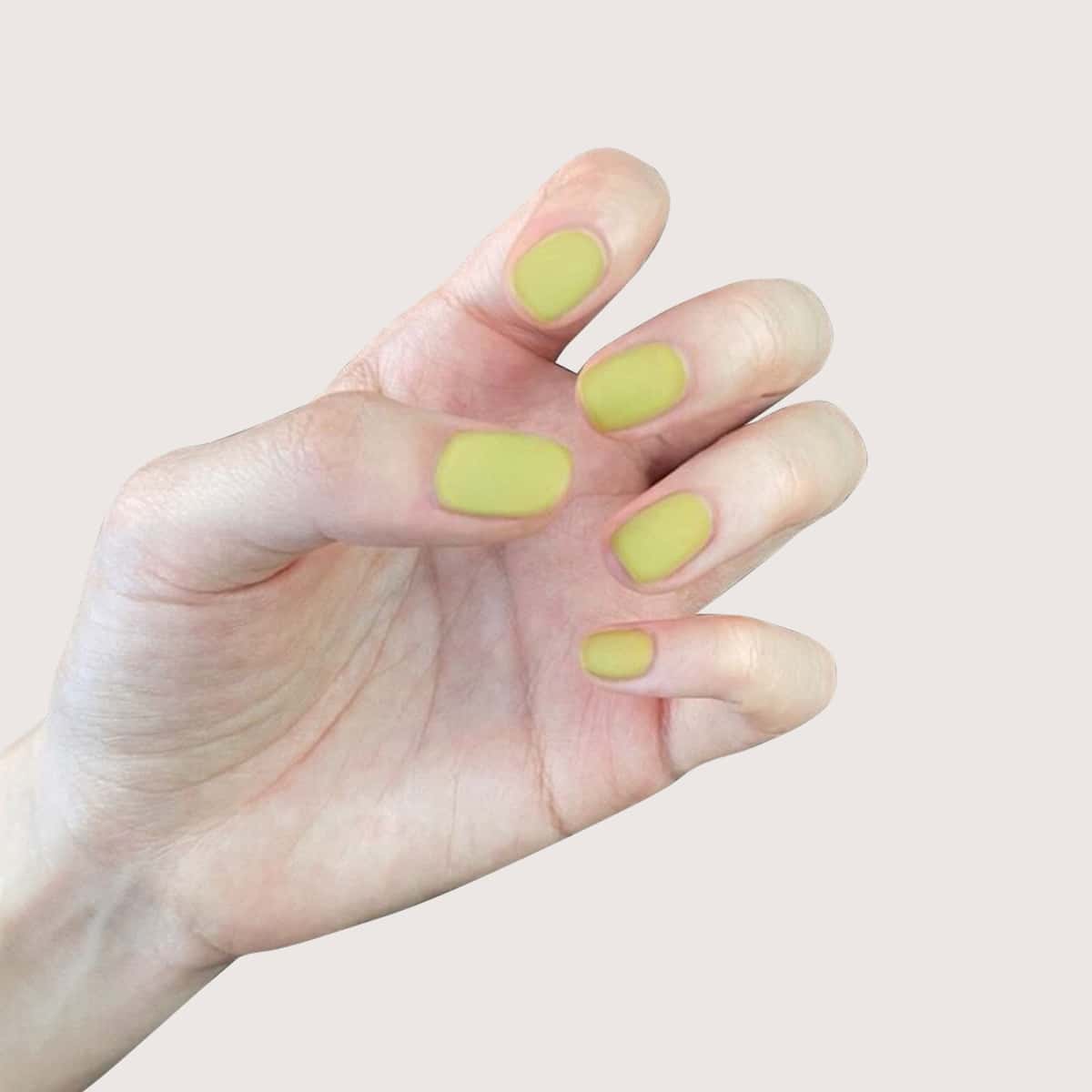 

24pcs Solid False Nail & 1pc Nail File & 1sheet Tape, Green