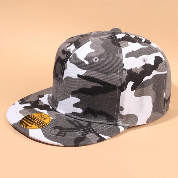 

Camouflage Pattern Baseball Cap, Multicolor