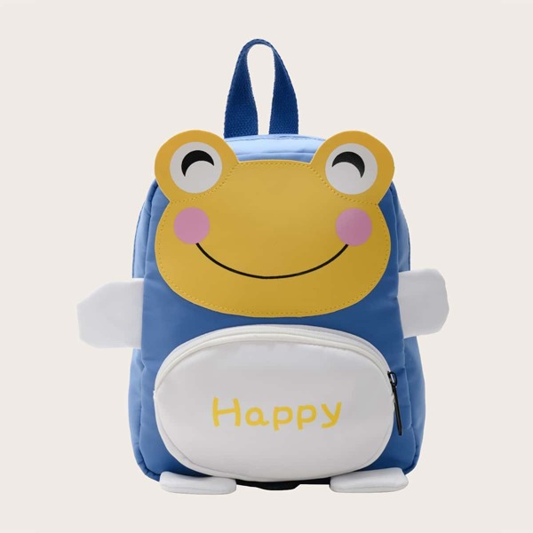 

Boys Cartoon Graphic Backpack, Blue