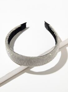 Đồ trang trí Rhinestone Vòng tóc Buổi tiệc - trắng - Xem 2