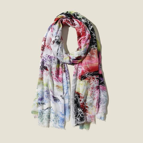

Color Block Scarf, Multicolor