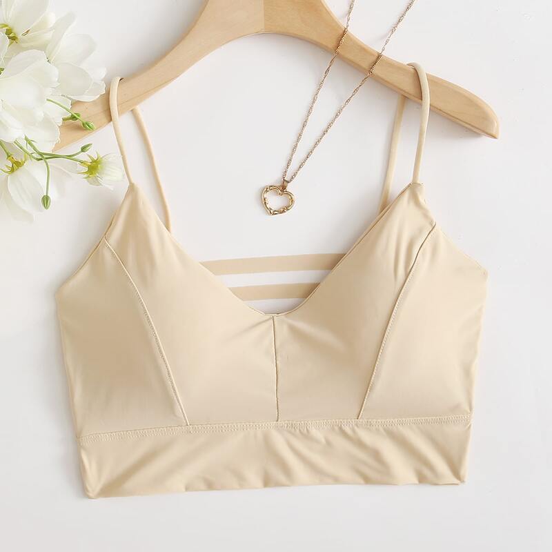 

Ladder Cut-out Bralette, Beige