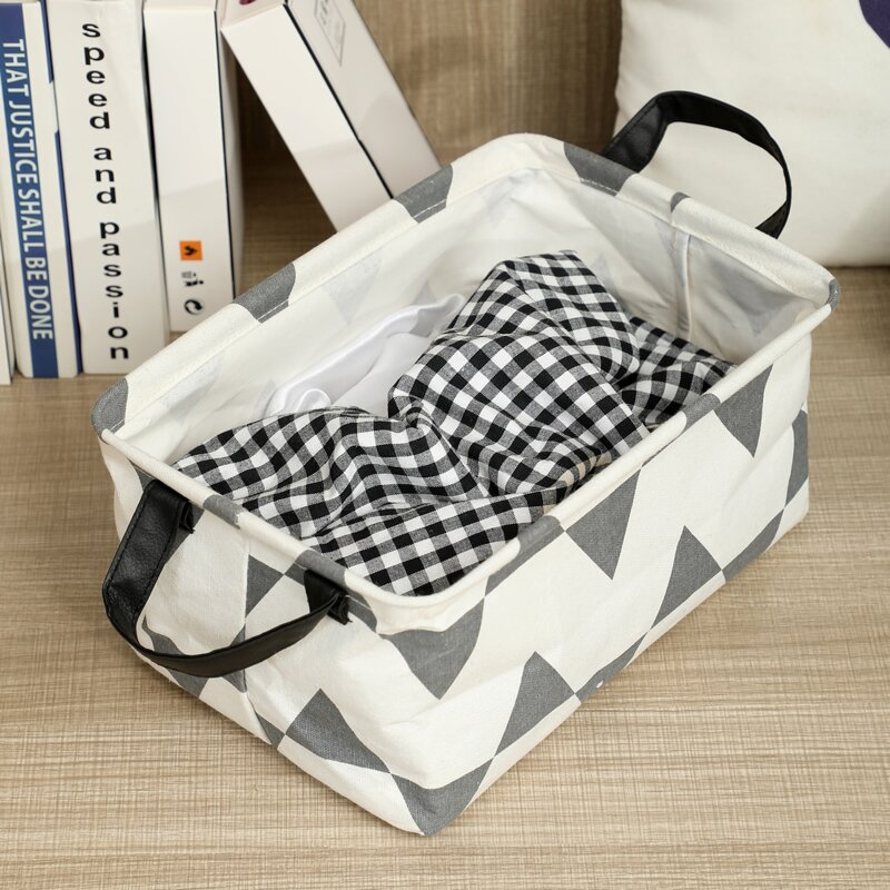 

Geometric Pattern Storage Basket, Multicolor