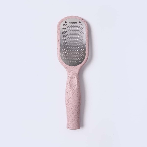 

1pc Stainless Steel Peeling Foot File, Pink