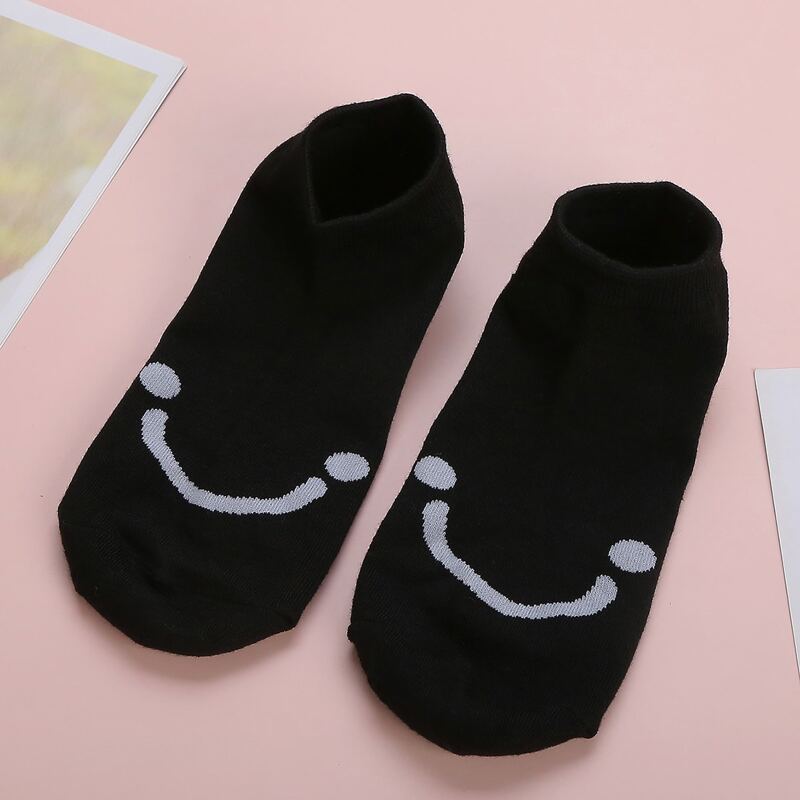 

5pairs Smile Socks, Multicolor