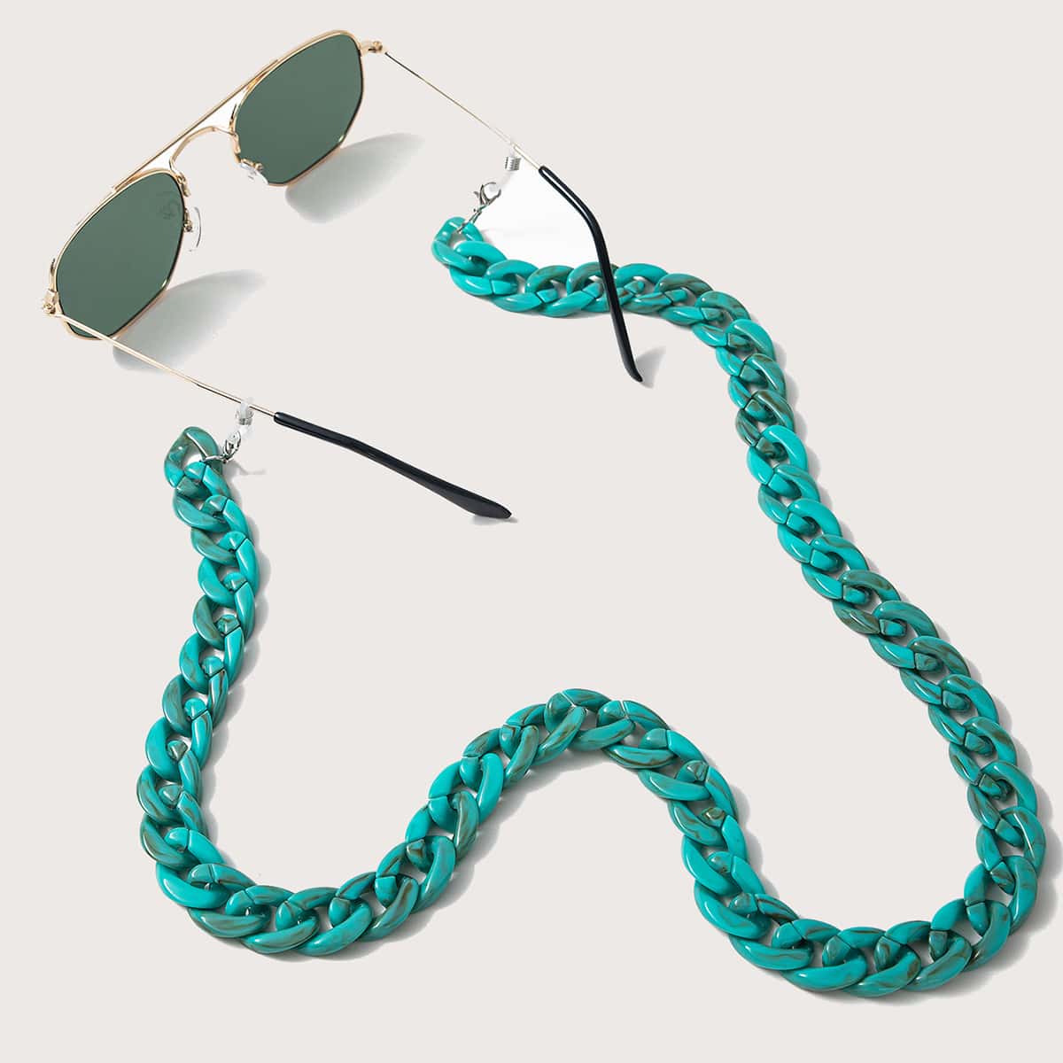 

Acrylic Glasses Chain, Green
