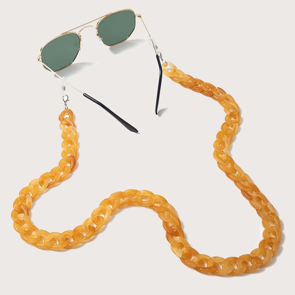 

Acrylic Glasses Chain, Yellow