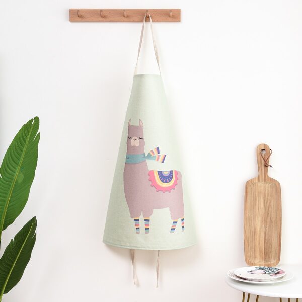 

Alpaca Print Apron, Multicolor