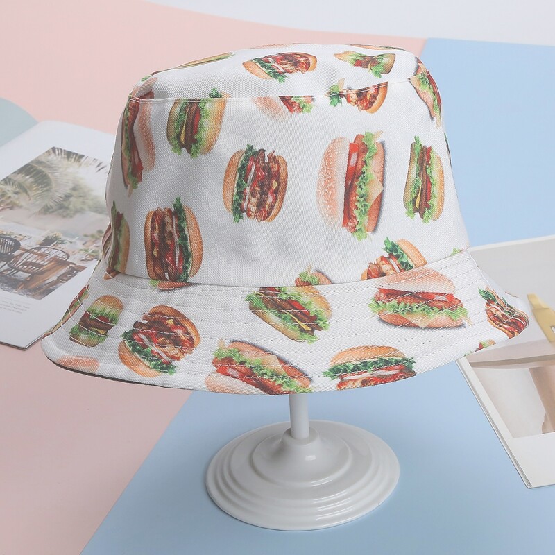

Hamburger Bucket Hat, Multicolor