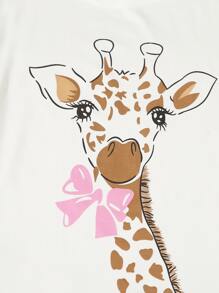 Conjunto de pijama / Pijama con gráfico de dibujos animados - Multicolor - Ver 3