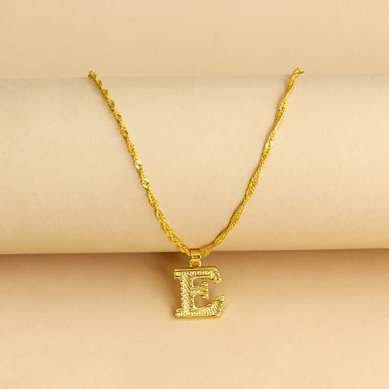 

Letter Pendant Necklace, Gold