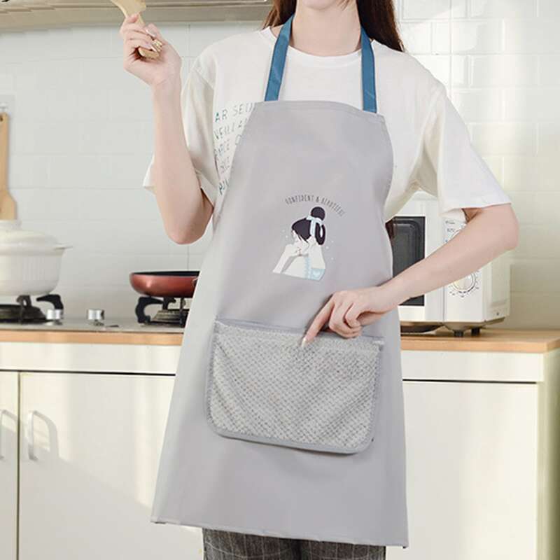 

Girl Print Waterproof Apron, Multicolor