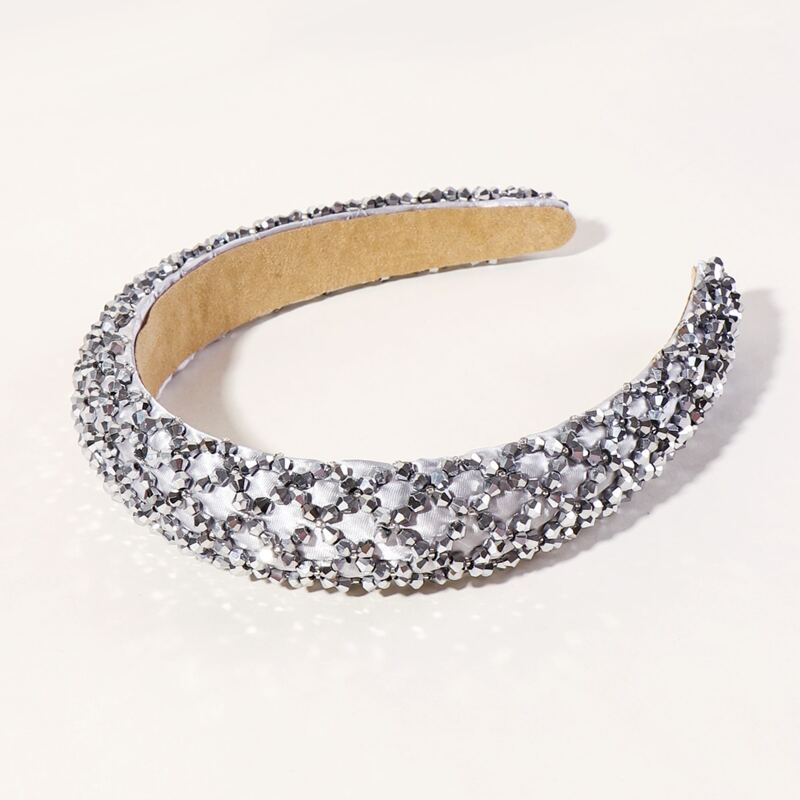 

Rhinestone Decor Hair Hoop, Grey