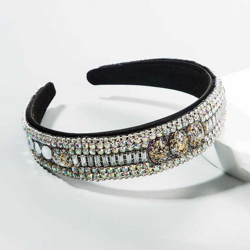 

Rhinestone Decor Hair Hoop, White