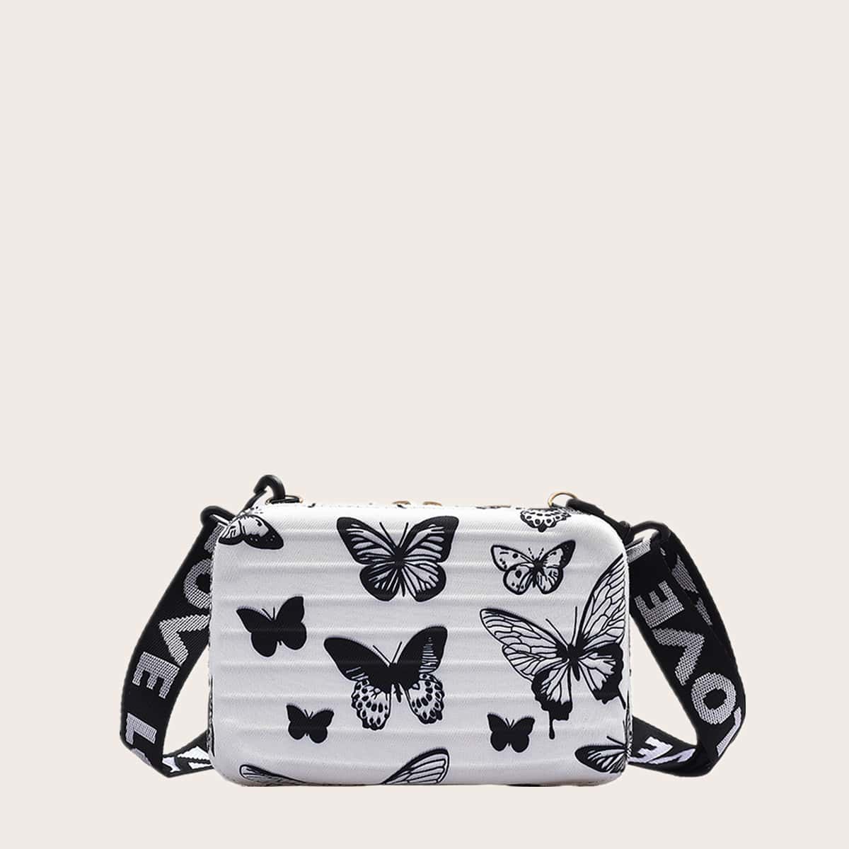 

Butterfly Box Bag, White