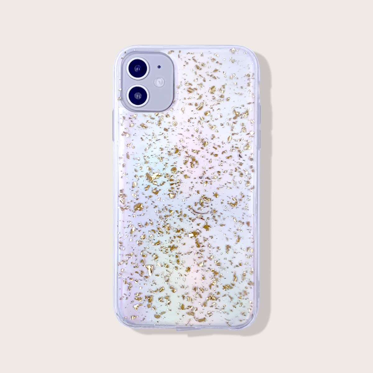 

Gradient Gold Foil Pattern iPhone Case, Multicolor