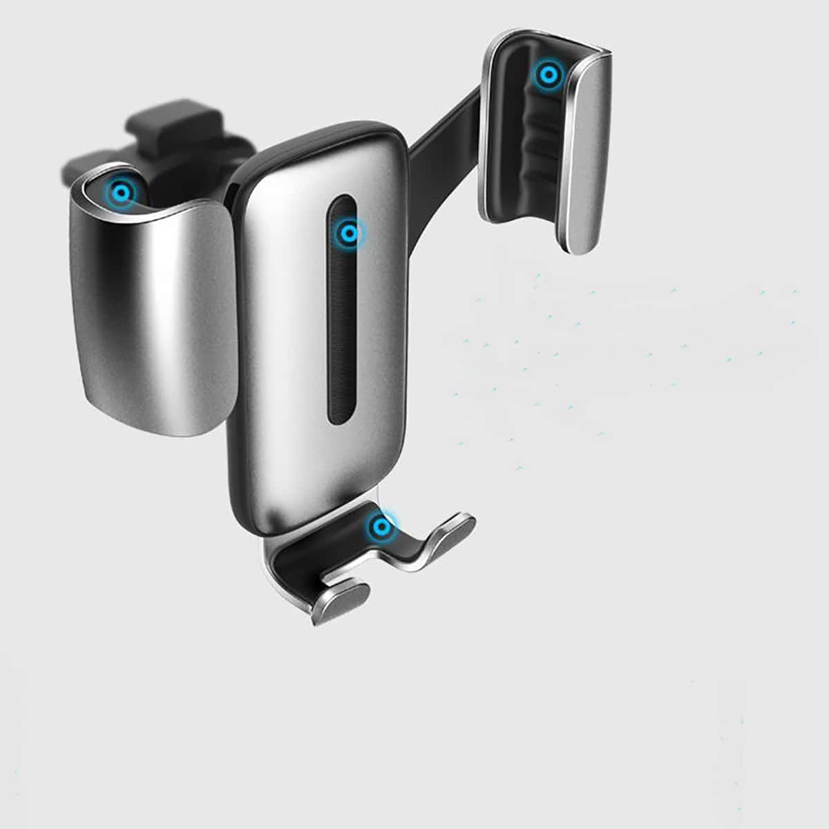 

1pc Air Vent Car Phone Holder, Silver