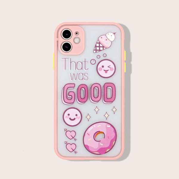 

Чехол для iPhone с мультипликационным рисунком 1шт, Многоцветный