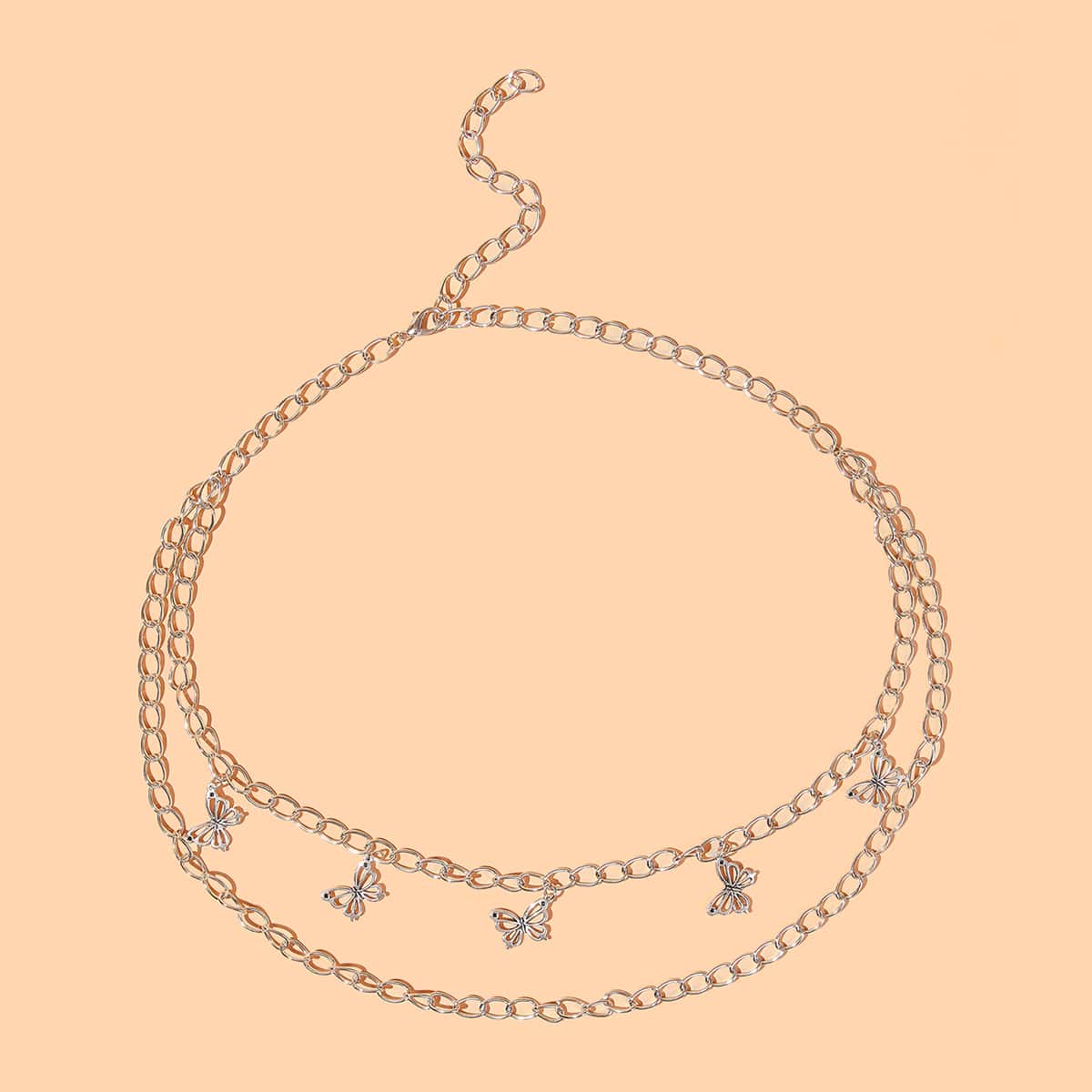 

Butterfly Waist Chain, Silver