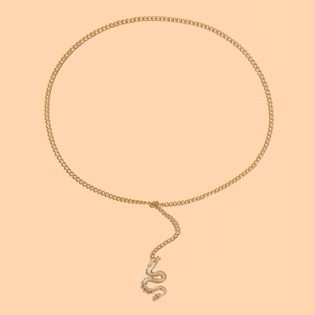 

Chinese Dragon Waist Chain, Gold