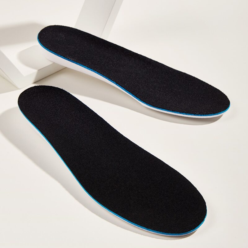 

1pair Breathable Increase Insole, Black and white