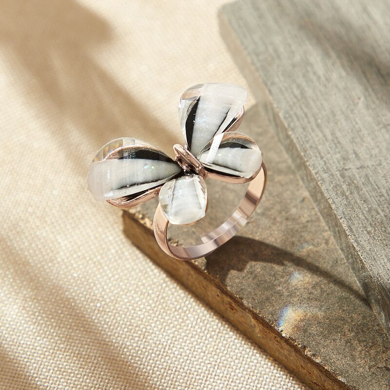 

1pc Butterfly Ring, Gold