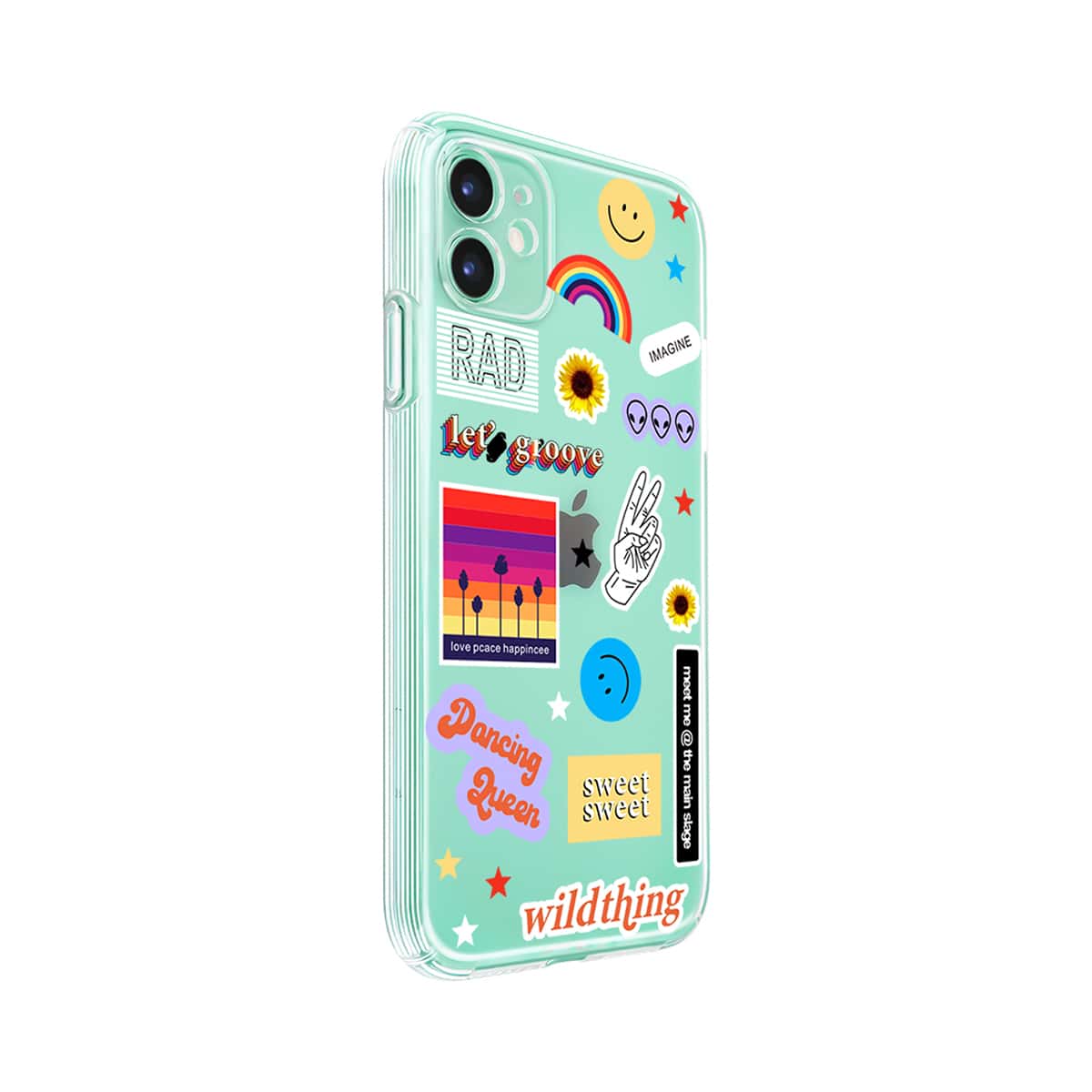

Mixed Pattern iPhone Case, Multicolor
