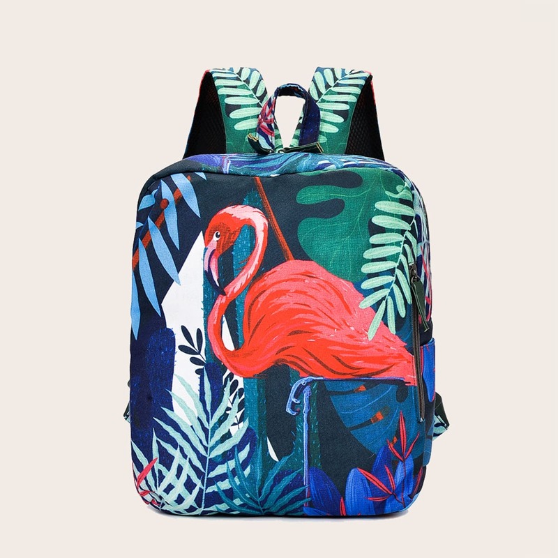 

Tropical Flamingo Backpack, Multicolor