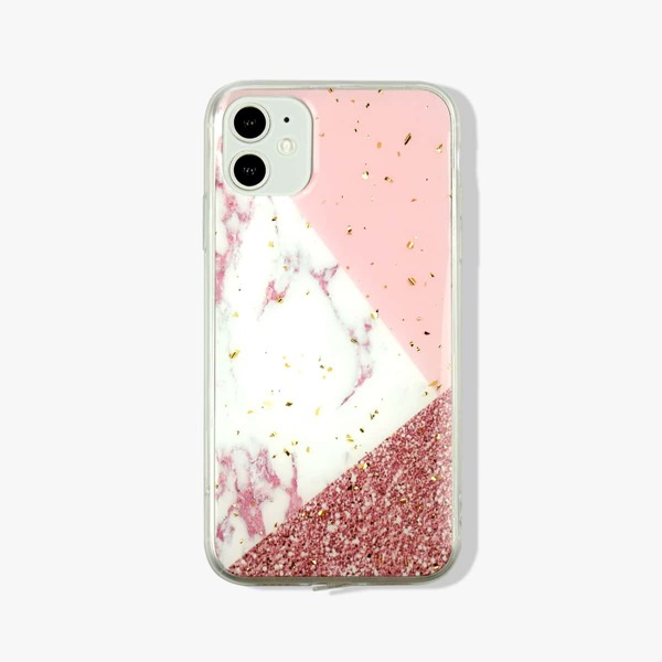 

Geo & Gold Foil Pattern iPhone Case, Multicolor
